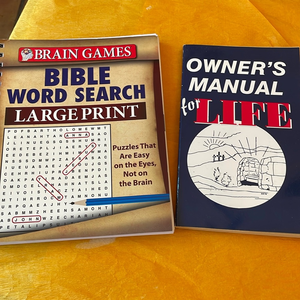 Large print word search